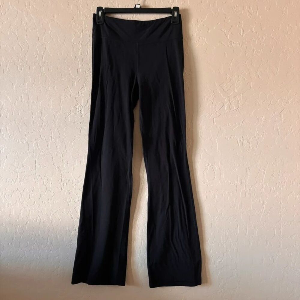Athleta Girl Black Flare Yoga Pants Leggings Girls XXL 16 High Rise